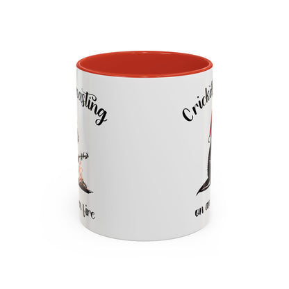 Crickets Roasting Bearded Dragon Christmas Mug Funny Reptile Lover Gift Lizard Holiday Coffee Cup Cute Beardie Pet Present