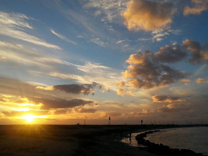 Texas City Dike Sunset Photography Print – Galveston Bay Coastal Landscape Wall Art