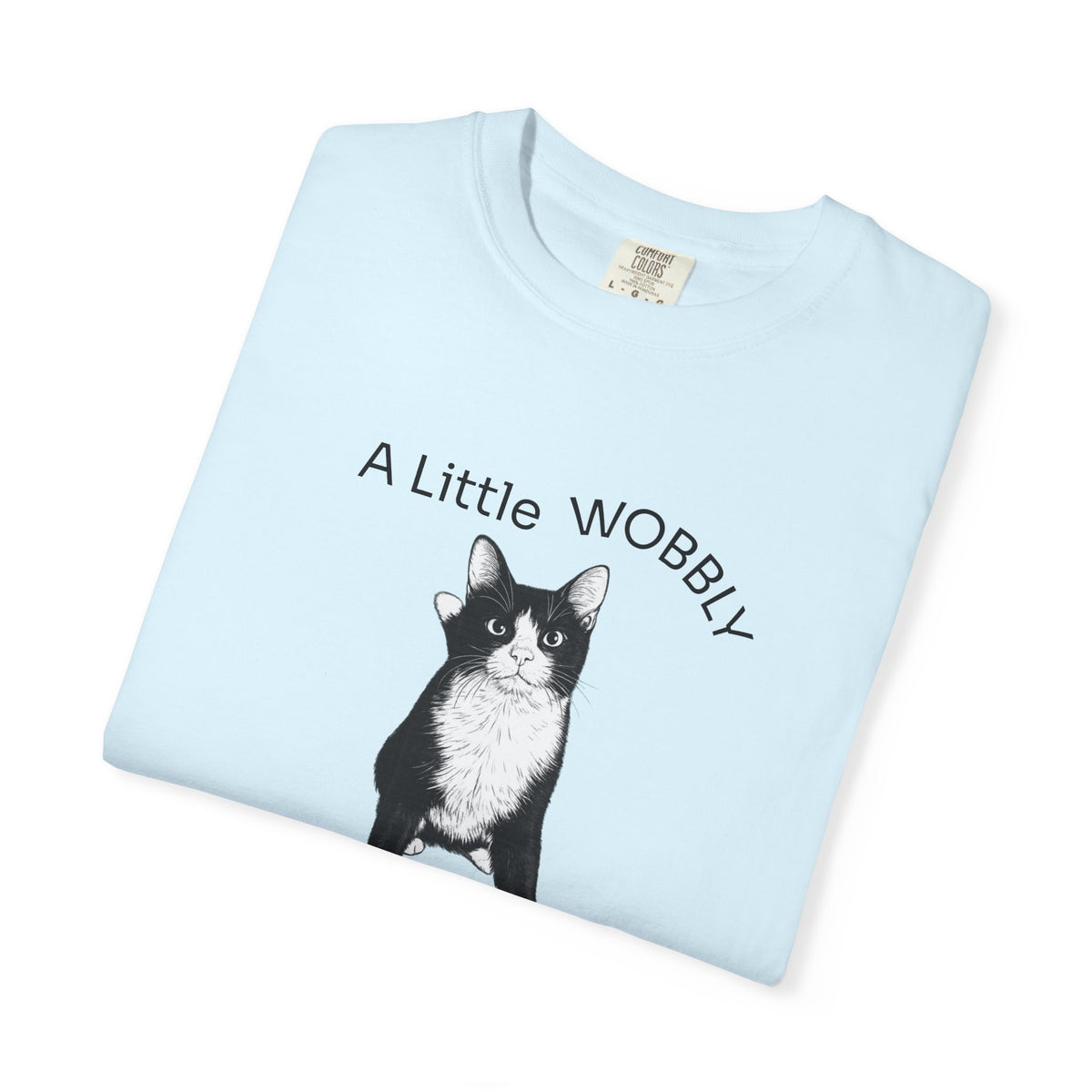 A Little Wobbly A Lot Wonderful Shirt - Cerebellar Hypoplasia Cat T-Shirt - Hopper Cat Tee