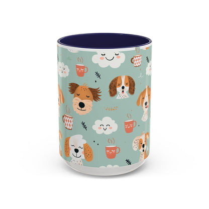 Cute Dog Lovers Coffee Mug, Stylish Pet Mug, Gifts for Dog Owners, Ceramic Cuppa, Funny Dog Mug, Perfect for Dog Moms