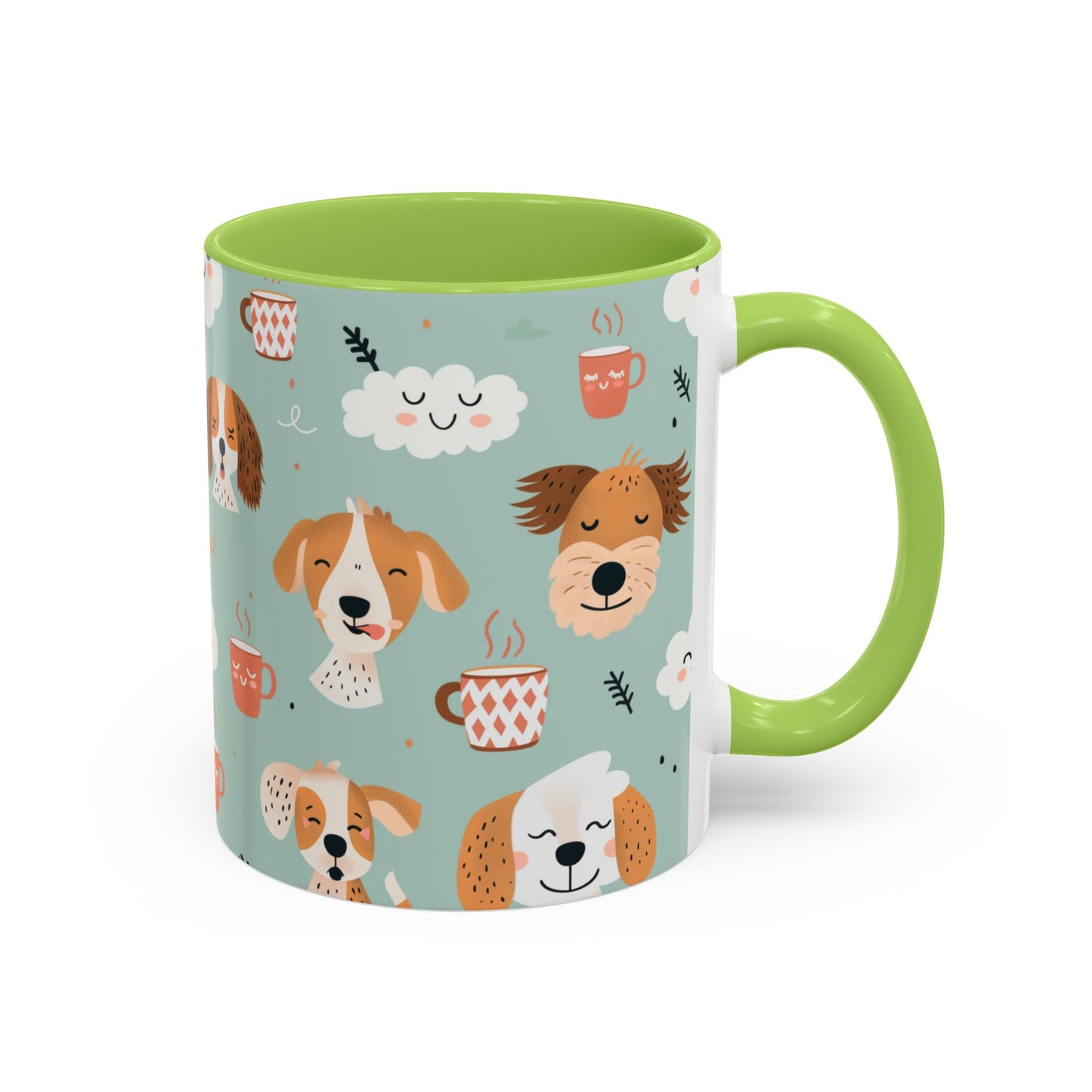 Cute Dog Lovers Coffee Mug, Stylish Pet Mug, Gifts for Dog Owners, Ceramic Cuppa, Funny Dog Mug, Perfect for Dog Moms