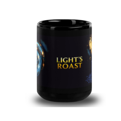 Light’s Roast Mug – Alliance Coffee Cup, Radiant Gaming Art, Fantasy Gift, Coffee Lover Mug, Paladin Brew, Gamer Café Cup
