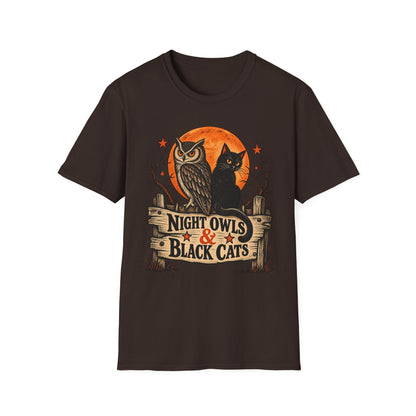 Bad Luck Club Black Cat Halloween Shirt, Vintage Halloween Cat Tee, Retro Spooky Season T-Shirt, Black Cat Lover Gift