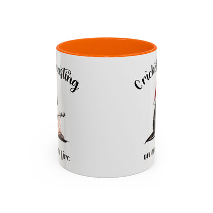 Crickets Roasting Bearded Dragon Christmas Mug Funny Reptile Lover Gift Lizard Holiday Coffee Cup Cute Beardie Pet Present
