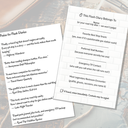 Flush Diaries: A Road Trip Restroom Log
