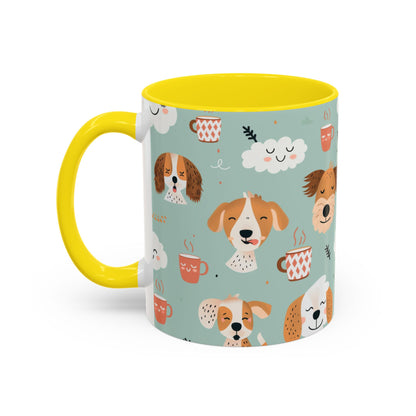 Cute Dog Lovers Coffee Mug, Stylish Pet Mug, Gifts for Dog Owners, Ceramic Cuppa, Funny Dog Mug, Perfect for Dog Moms