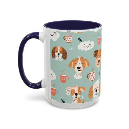 Cute Dog Lovers Coffee Mug, Stylish Pet Mug, Gifts for Dog Owners, Ceramic Cuppa, Funny Dog Mug, Perfect for Dog Moms