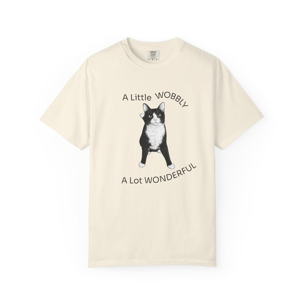 A Little Wobbly A Lot Wonderful Shirt - Cerebellar Hypoplasia Cat T-Shirt - Hopper Cat Tee