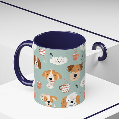 Cute Dog Lovers Coffee Mug, Stylish Pet Mug, Gifts for Dog Owners, Ceramic Cuppa, Funny Dog Mug, Perfect for Dog Moms