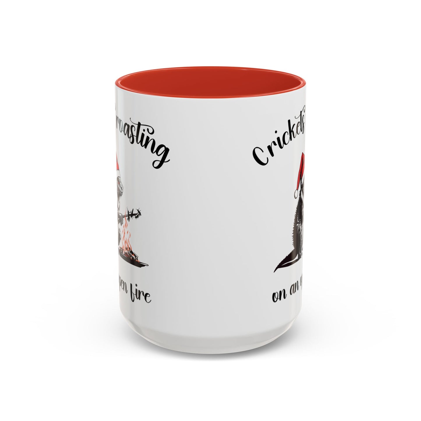Crickets Roasting Bearded Dragon Christmas Mug Funny Reptile Lover Gift Lizard Holiday Coffee Cup Cute Beardie Pet Present