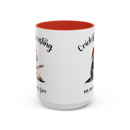 Crickets Roasting Bearded Dragon Christmas Mug Funny Reptile Lover Gift Lizard Holiday Coffee Cup Cute Beardie Pet Present