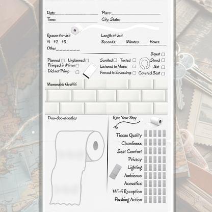 Flush Diaries: A Road Trip Restroom Log