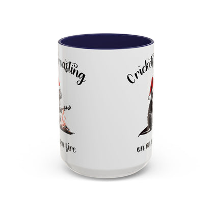 Crickets Roasting Bearded Dragon Christmas Mug Funny Reptile Lover Gift Lizard Holiday Coffee Cup Cute Beardie Pet Present