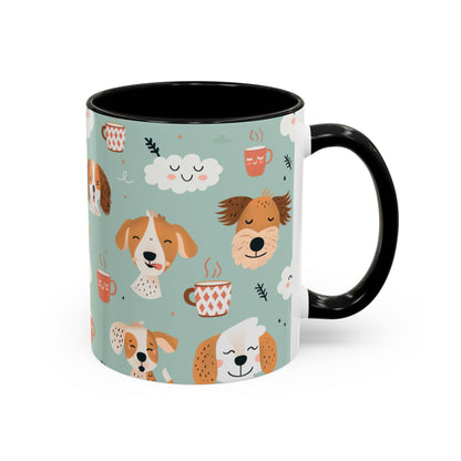 Cute Dog Lovers Coffee Mug, Stylish Pet Mug, Gifts for Dog Owners, Ceramic Cuppa, Funny Dog Mug, Perfect for Dog Moms