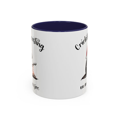 Crickets Roasting Bearded Dragon Christmas Mug Funny Reptile Lover Gift Lizard Holiday Coffee Cup Cute Beardie Pet Present
