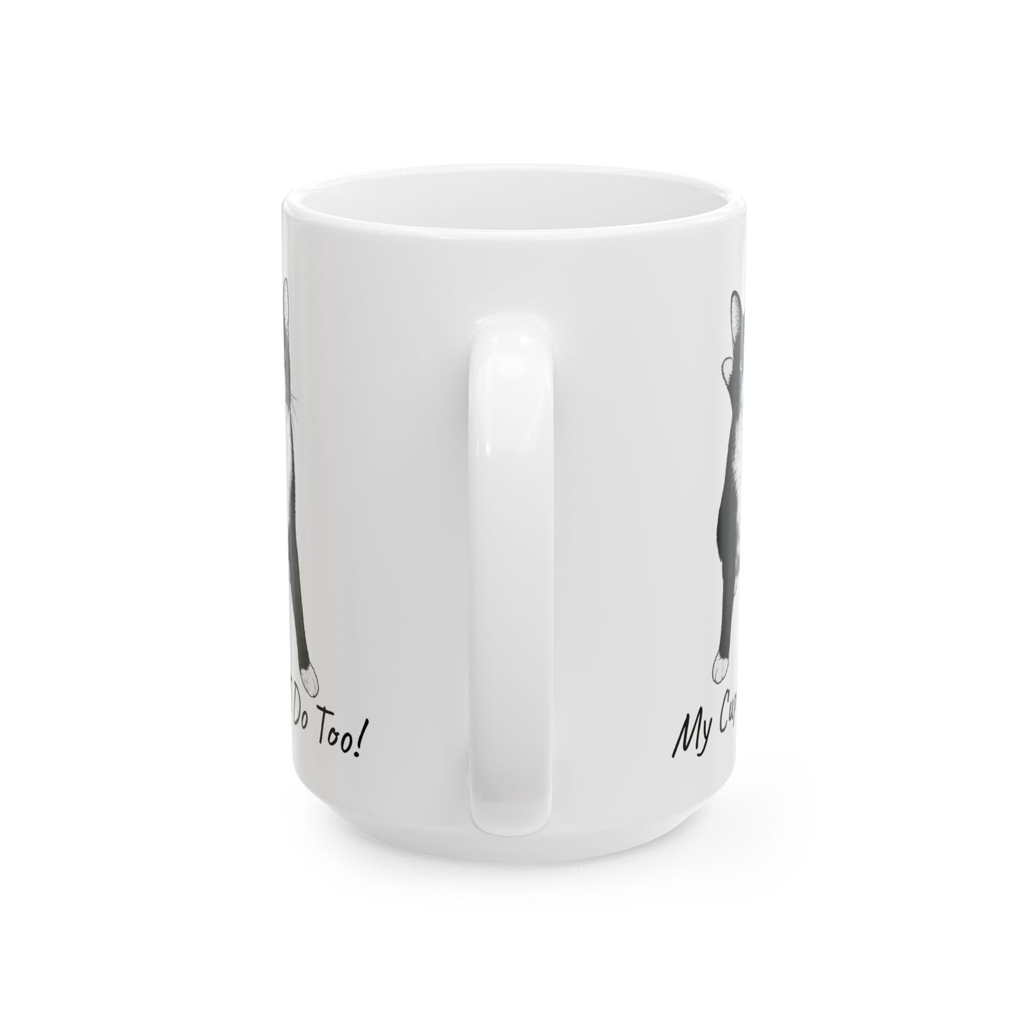 Wobbly Cat Mug - Cerebellar Hypoplasia Cat Gift - Funny CH Cat Mug - Special Needs Cat - Hopper Mug