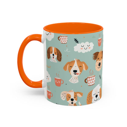 Cute Dog Lovers Coffee Mug, Stylish Pet Mug, Gifts for Dog Owners, Ceramic Cuppa, Funny Dog Mug, Perfect for Dog Moms