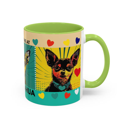 You Had Me At Chihuahua Mug | Accent Coffee Mug, Color Accent