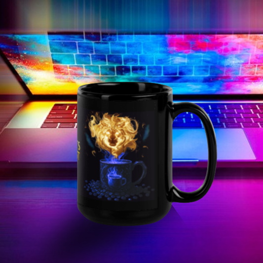 Light’s Roast Mug – Alliance Coffee Cup, Radiant Gaming Art, Fantasy Gift, Coffee Lover Mug, Paladin Brew, Gamer Café Cup