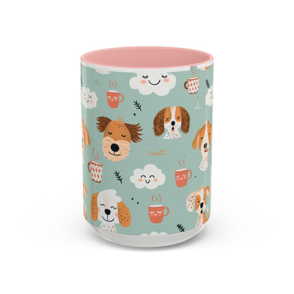 Cute Dog Lovers Coffee Mug, Stylish Pet Mug, Gifts for Dog Owners, Ceramic Cuppa, Funny Dog Mug, Perfect for Dog Moms