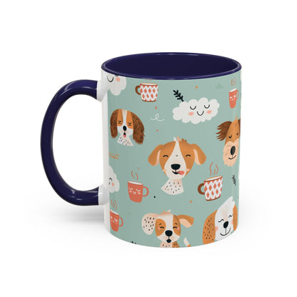 Cute Dog Lovers Coffee Mug, Stylish Pet Mug, Gifts for Dog Owners, Ceramic Cuppa, Funny Dog Mug, Perfect for Dog Moms