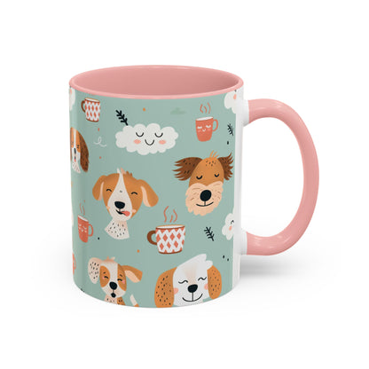 Cute Dog Lovers Coffee Mug, Stylish Pet Mug, Gifts for Dog Owners, Ceramic Cuppa, Funny Dog Mug, Perfect for Dog Moms