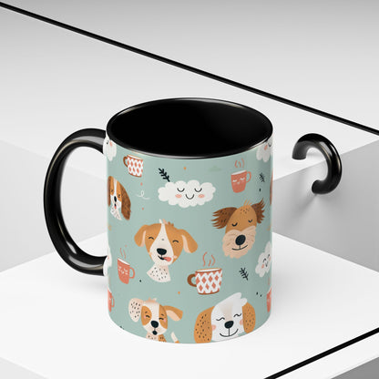 Cute Dog Lovers Coffee Mug, Stylish Pet Mug, Gifts for Dog Owners, Ceramic Cuppa, Funny Dog Mug, Perfect for Dog Moms