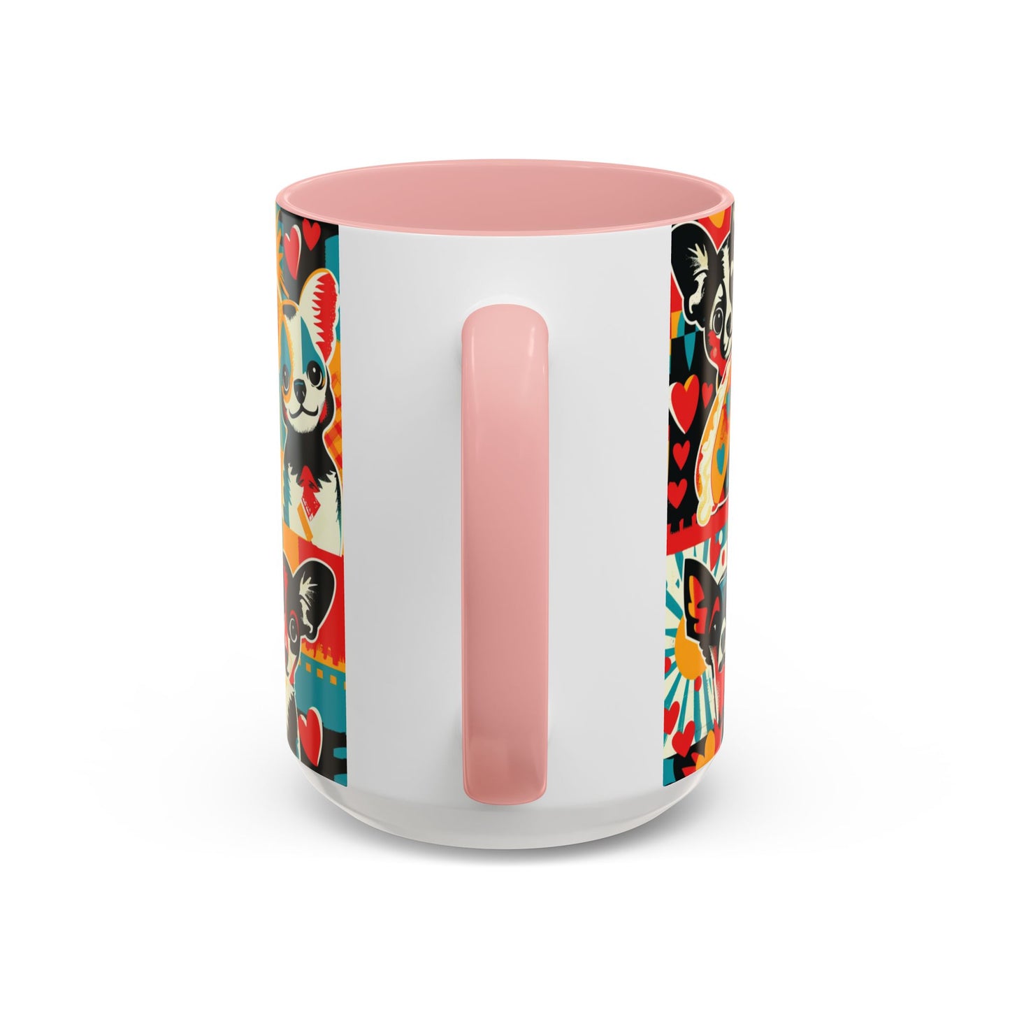 Viva Chihuahua Pop Art Mug, Colorful Fiesta Dog Coffee Cup, Fun Mexican Dog Lover Gift