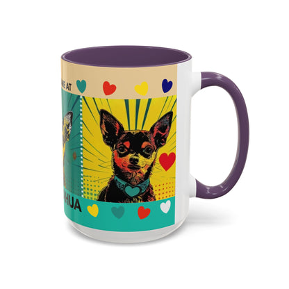 You Had Me At Chihuahua Mug | Accent Coffee Mug, Color Accent