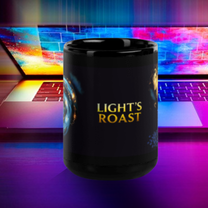 Light’s Roast Mug – Alliance Coffee Cup, Radiant Gaming Art, Fantasy Gift, Coffee Lover Mug, Paladin Brew, Gamer Café Cup