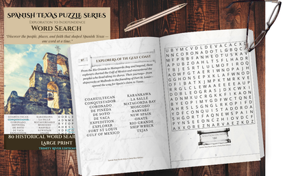 Spanish Texas Word Search: Word Search Puzzles Exploring the Heritage and History of Early Texas (Spanish Texas Puzzle Series)