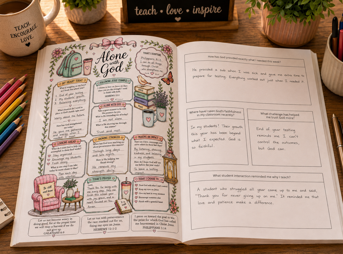 Bless the Teacher: A School-Year Companion for Faith, Reflection & Encouragement