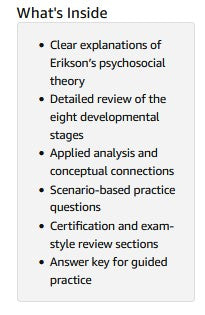 Erikson's Theory of Psychosocial Development Study Guide | Psychology Exam Prep & Scenario Practice